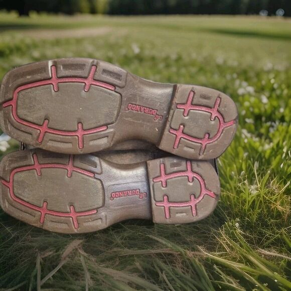 DURANGO KIDS BROWN LEATHER WESTERN COWBOY BOOTS  BIG KIDS SIZE 2.5M - Picture 5 of 6